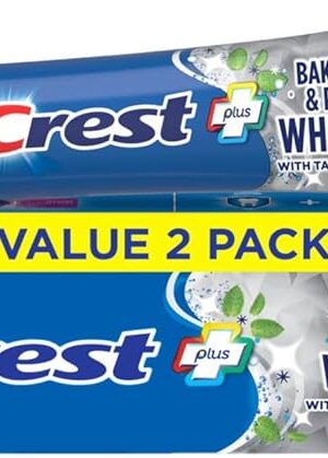 Crest Cavity & Tartar Protection Toothpaste, Whitening Baking Soda & Peroxide, 57 oz, Pack of 2