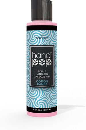 Handipop Edible Massage Gel | Hand Job Gel (Cotton Candy, 4.2 fl. oz.)