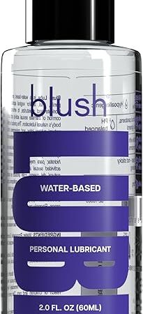 Blush Novelties - Blush Lube  Water-Based Personal Sex Lubricant (2.0 Fl. Oz)  Toy-Safe Intimacy Item for Men, Women & Couples  Sensitive Skin Friendly & Condom Compatible