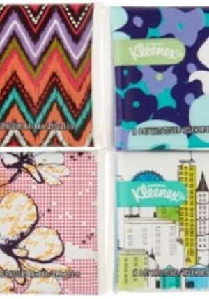 Kleenex Slim Pack Facial Tissue 10 Count 3-ply (Pack of 12)