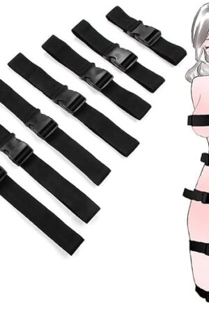 BDSM Kit Bondage Restraints Women Sex Toys,7Pcs Full Body Bondage Set Sex Rope Adult Toys with Quick Release Buckle, Sex Strap Bondage Gear & Accessories, Sex Furniture Adult Sex Toys for Men Couples
