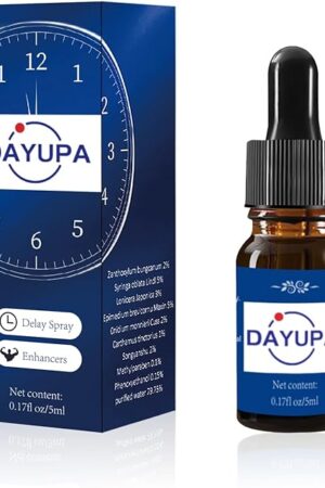 DAYUPA-Enhancers-Natural Delay Drops for Men-Herbal Desensitizing Delay Drops for Lasting Longer in Bed-Quick Acting Climax Control-Delay Spray