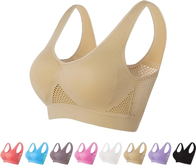 Kulken Breathable Anti-Sagging Wireless Comfort Liftup Push Up Bra