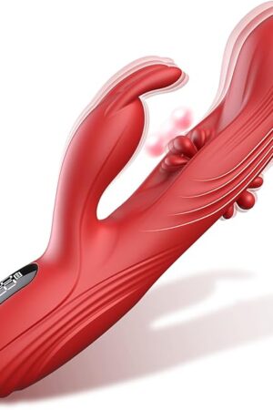 G Spot Vibrator Sex Toys for Women - 3 in 1 Rabbit Vibrator Wand Anal Dildo with 9 Clit & G Spot Vibrations & 9 Flapping Modes?LED Display Adult Sex Toys & Games for Womens Couples Sex Stimulation