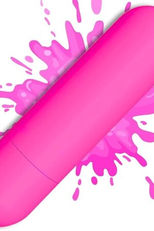 Bullet Vibrator for Women - Mini Vibrator for Beginners, Fully Waterproof Adult Sex Toy, Cordless, USB Rechargeable, Small Personal Massager with 10 Vibration Settings (Pink)