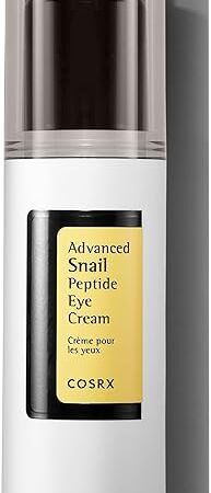 COSRX Snail Mucin Peptide Under Eye Cream, 084 fl oz, 737% Snail Mucin and Niacinamide, Eye Care, Eye Cream Anti Aging, Dark Circles, Korean Skin Care