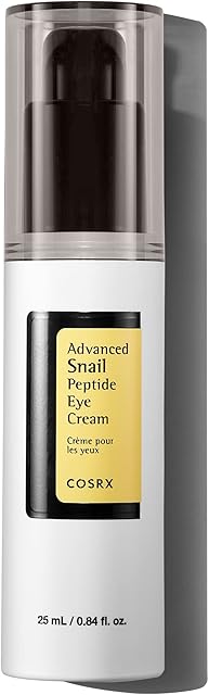 COSRX Snail Mucin Peptide Under Eye Cream, 084 fl oz, 737% Snail Mucin and Niacinamide, Eye Care, Eye Cream Anti Aging, Dark Circles, Korean Skin Care