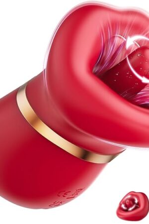 Vibrator Adult Sex Toys for Women - 4IN1Mouth Sucking Vibrators Liquid Silicone 10 Tongue Licking Vibrater 3 Suction Female Nipple Licking Anal G Spot Couple Sex Machine Clitoral Stimulator Sex Toys
