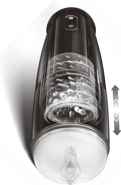 Automatic Male Masturbator, 10 Thrusting & 10 Rotating Modes Adult Toys, Hands Free Male Masturbators Pocket Pussy Stroker Penis Pump Sex Toys for Men