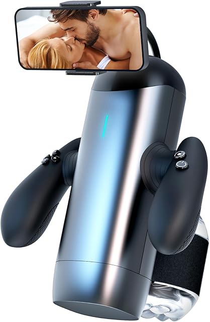 Automactic Male Masturbator Sex Toy for Men with 10 Thrusting & Ditances Mode Adult Sex Toys & Games Hands Free Pocket Pussy Male Stroker Blowjobsex Men Sex Toy Adult Pussy Stroker Toy