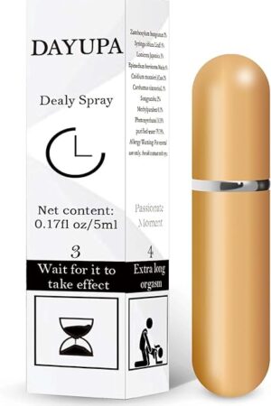 DAYUPA-Enhancers - Desensitizing Delay Spray for Men clinically Proven to Help You Last Longer in Bed - Prolonged Climax - Delay Sprayer-5ml