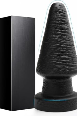Anal Butt Plug Trainer,Thick Anal Butt Plugs Fat Anal Dildo Large Anal Toys Waterproof Butt Plugs,Huge Anal Plug Anus Dilator Textured Anal Sex Toys for Adult Women Men Advanced Anal Play(Fat)