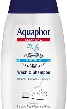 Aquaphor Baby Wash and Shampoo - Mild, Tear-free 2-in-1 Solution for Baby?s Sensitive Skin - 169 fl oz Pump