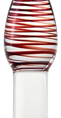 Glass Anal Butt Plug with Smooth Tapered Tip Adult Sex Toy for Man Woman Couple