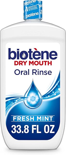 biot?ne Oral Rinse Mouthwash for Dry Mouth, Breath Freshener and Dry Mouth Treatment, Fresh Mint - 338 fl oz