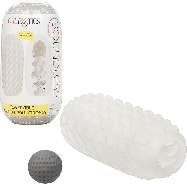 CalExotics Boundless Reversible Squishy Ball Stroker - Smoke