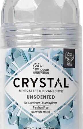 CRYSTAL Deodorant Stick (30003), Unscented, 425 Ounce