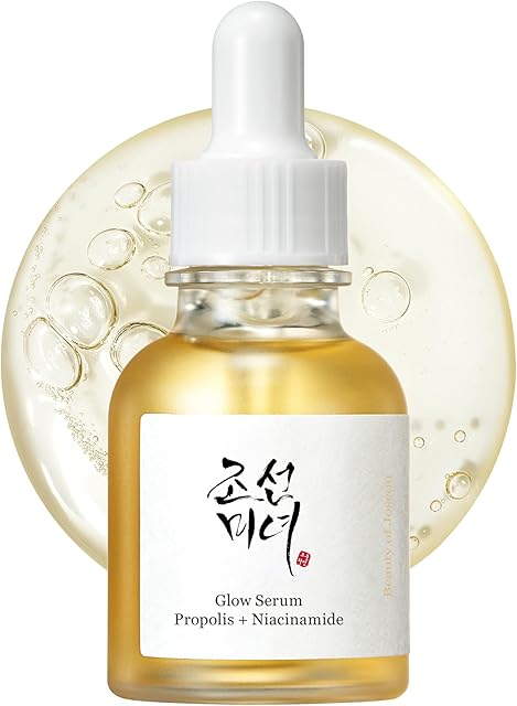 Beauty of Joseon Glow Serum Propolis and Niacinamide Hydrating Facial Soothing Moisturizer for Uneven Skin Tone Korean Skin Care 30ml 1 floz