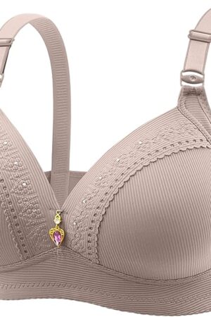 Cute Sports Bras for Women Women's Comfortable Sexy Breathable Bra Medium Cup Bra Without Steel Rings for The