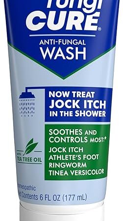 FUNGICURE Medicated Anti-Fungal Jock Itch Wash - Treat Jock Itch in the Shower - Relieves Itching and Burning, 6 fl oz