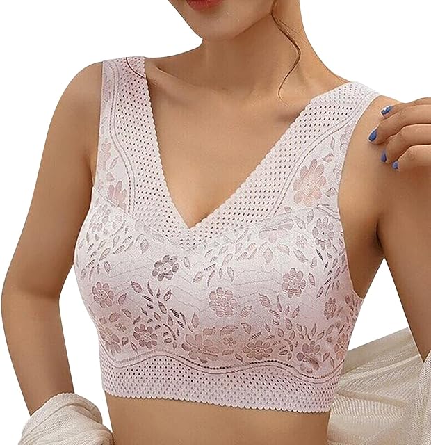 Hatmeo Women's Orthopedic Anti-Sagging Bra Hatmeo Bras for Senior Women Posture Correcting Bra Breathable Push up Bras