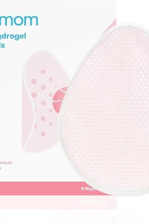 Frida Mom Nursing Pads, Cooling Hydrogel Nipple Pads for Hydration and Soothing Sore Nipples, Breastfeeding Essentials, 8ct