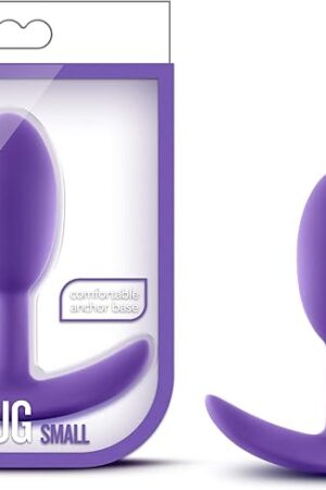 Blush Novelties Sex Toys?Luxe Wearable Vibra Slim Plug?35" Small Motion-Activated Anal Plug?Body-Safe Silicone Butt Plug?Hands-Free Anal Play & Prostate Stimulation ? Women, Men & Couples?Purple