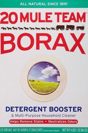 Borax 20 Mule Team Detergent Booster, 65 Oz (4LB)