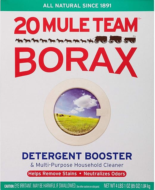 Borax 20 Mule Team Detergent Booster, 65 Oz (4LB)