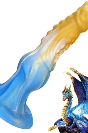 Big Monster Dildo, Huge Silicone Fantasy Dragon Dildo with Suction Cup for Anal Prostate Massage, Thick Realistic Dildos Large Knot Dildo Sex Toys for Women Men Pop 10"