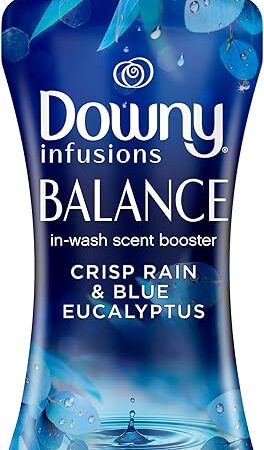 Downy Infusions In-Wash Laundry Scent Booster Beads, BALANCE, Crisp Rain and Blue Eucalyptus Scent, 301 oz