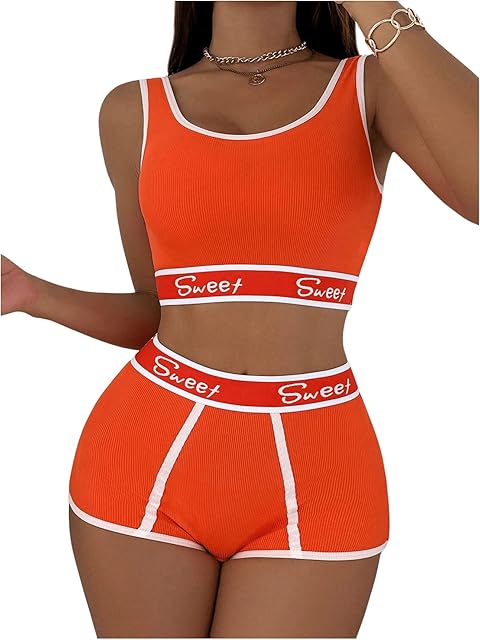 Women's Matching Bra and Panty Sets Sexy Sports Lingerie for Women Yoga Gym Matching Workout Sets 2 Piece