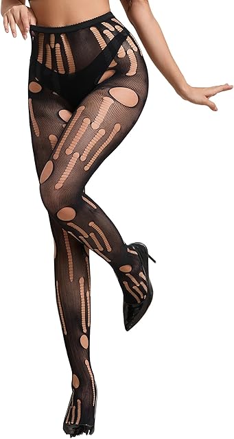 Fishnet Stockings for Women Sexy Black Tights Leggings Plus Size Thigh High Socks Pantyhose