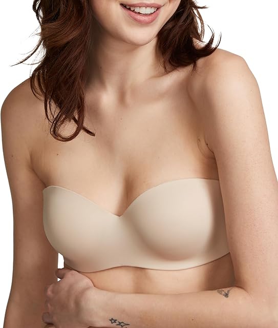 Women's Pink Wear Everywhere Push Up Strapless Bra, Bras for Women (32A-38DD)