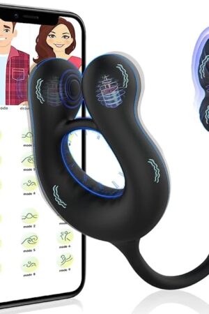 Vibrating Cock Ring Prostate Massager Anal Sex Toy Vibrator Balls Remote Control Male Masturbator Couple Clit Butt Plug Penis Sextoy for Men Women Partner