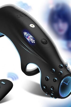 Vibrating Silicone Penis Rings Remote Controlled Cock Ring G Spot Stimulation Onahole Erection Enhancing, Long Lasting Stronger Strechable Adult Sex Toys for Men, Couple | OH-AV-072