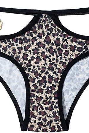 Elegant Leopard Texture Panties for Women - Sexy Lingerie Bikini Underwear for Honey's Night