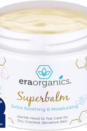 Era Organics Healing Ointment for Babies - USDA Certified Organic Natural Moisturizer Gentle on Sensitive Skin Prone To Baby Eczema, Cradle Cap (Infant Seborrheic Dermatitis), Rashes, Hives and More