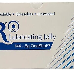 HR Pharma "One Shot" Sterile Lubricating Jelly, 5 gram per unit, Box of 144