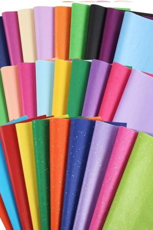 3 Otters 150 Sheets Tissue Paper, 14x20 Inch Tissue Paper for Gift Bags 30 Colors Gift Wrap Supplies Bulk for Crafts Party Decorations Art Projects