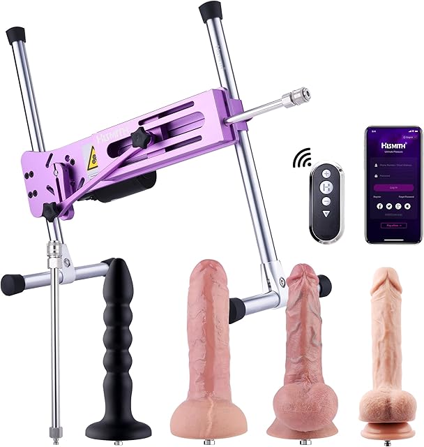 Hismith 100W Premium Sex Machine, APP Controlled Sex Machine with KlicLok System, Love Machine Gift Packaging &