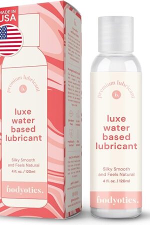 Water Based Lube - Versatile, Natural Feel - Toy and Silicone-Friendly for All Your Adventures - Water-Play & Edible - Made in USA - Personal Lube for Women, & Couples (4 Fl Oz)