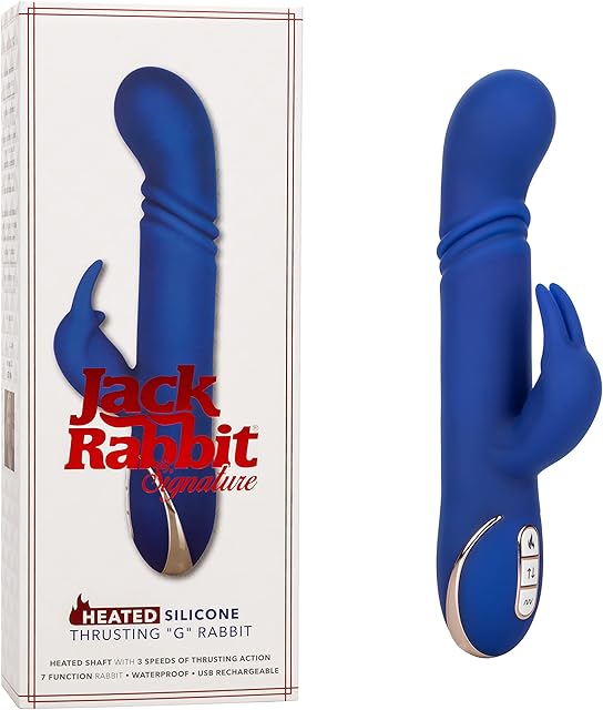 Jack Rabbit Signature Heated Silicone Thrusting "G" Rabbit