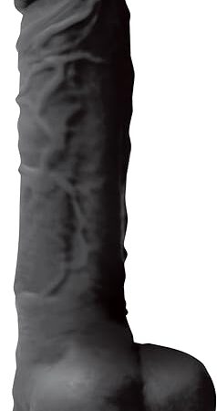 Colours Pleasures Silicone 5 Inch Dildo with Suction Cup, Black