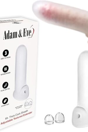Frosted Penis Sleeve W/Strap