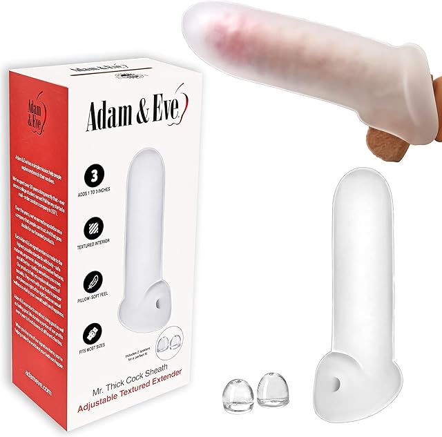 Frosted Penis Sleeve W/Strap