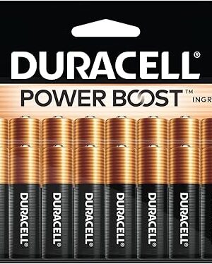 Duracell Coppertop AA Batteries with Power Boost Ingredients, 20 Count Pack Double A Battery with Long-lasting Power, Alkaline AA Battery for Household and Office Devices