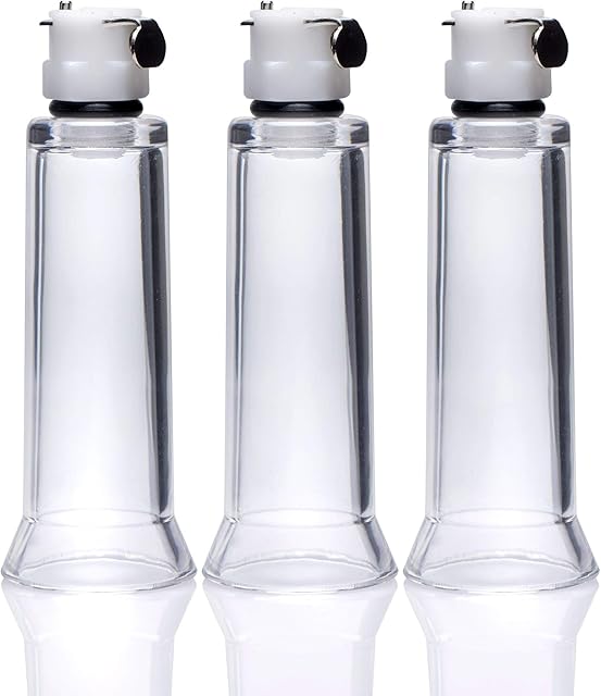 Clit and Nipple Cylinders 3 Piece Set, 1 Count