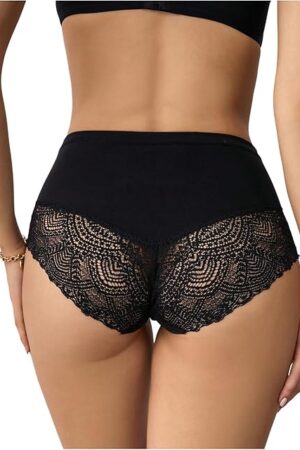 Women's Sexy Lace Boyshort Panties V Waist Briefs Underwear