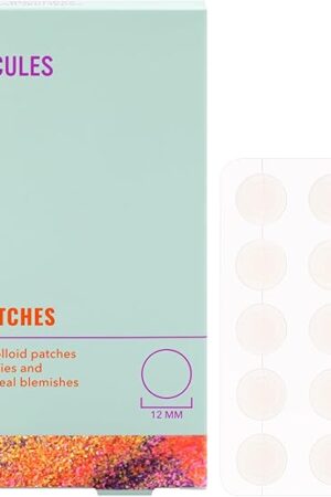 Good Molecules Pimple Patches 60 Pack - Ultra-Thin Hydrocolloid Acne Patches To Conceal Breakouts, Blackheads, and Blemishes - Acne Spot Treatment, Skin Care For Face